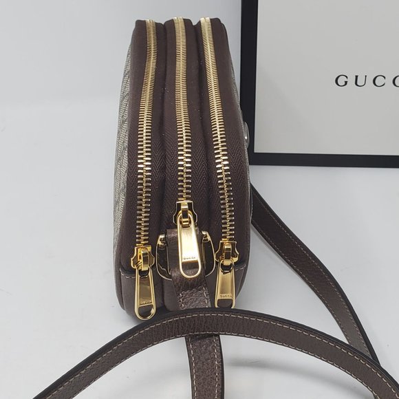 Gucci GG Supreme Ophidia Canvas Mini Crossbody Bag - Picture 8 of 15